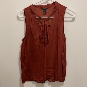 Forever 21 Top with Neck Tie